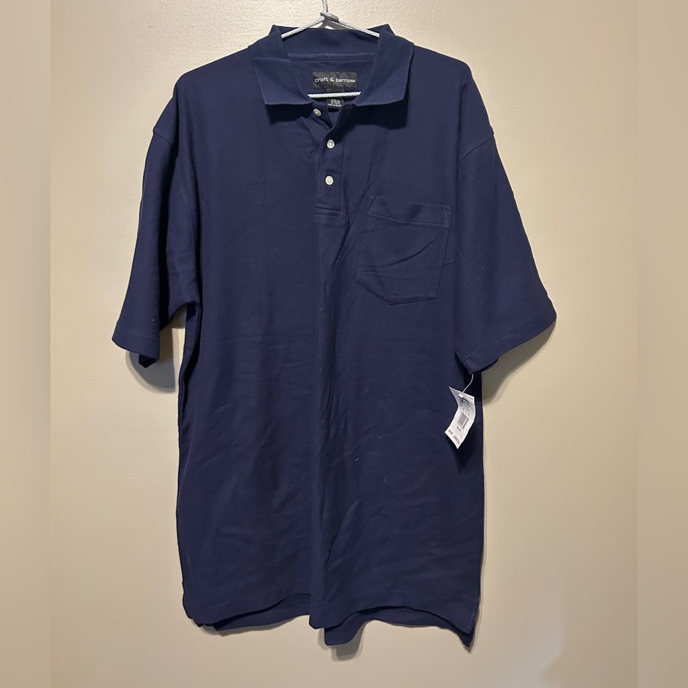 Croft & Barrow Deep Blue Polo Shirt
